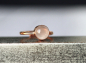 Preview: Ring Rosenquarz rosegold SterlingSilber Edelsteinring Geburtsstein Oktober